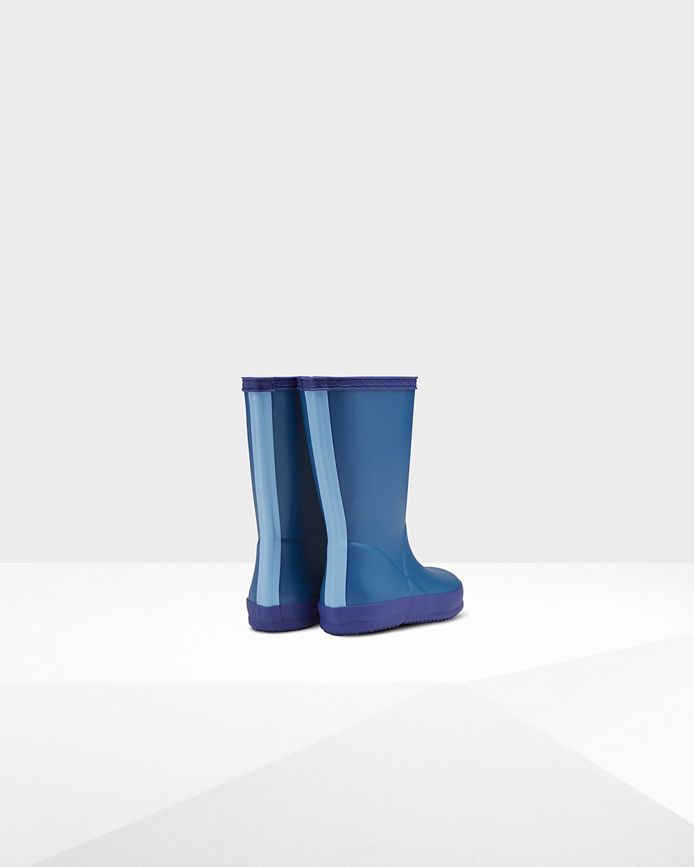 Kids Hunter Rain Boots Blue/ Blue - Original First Classic - 8023617-HD